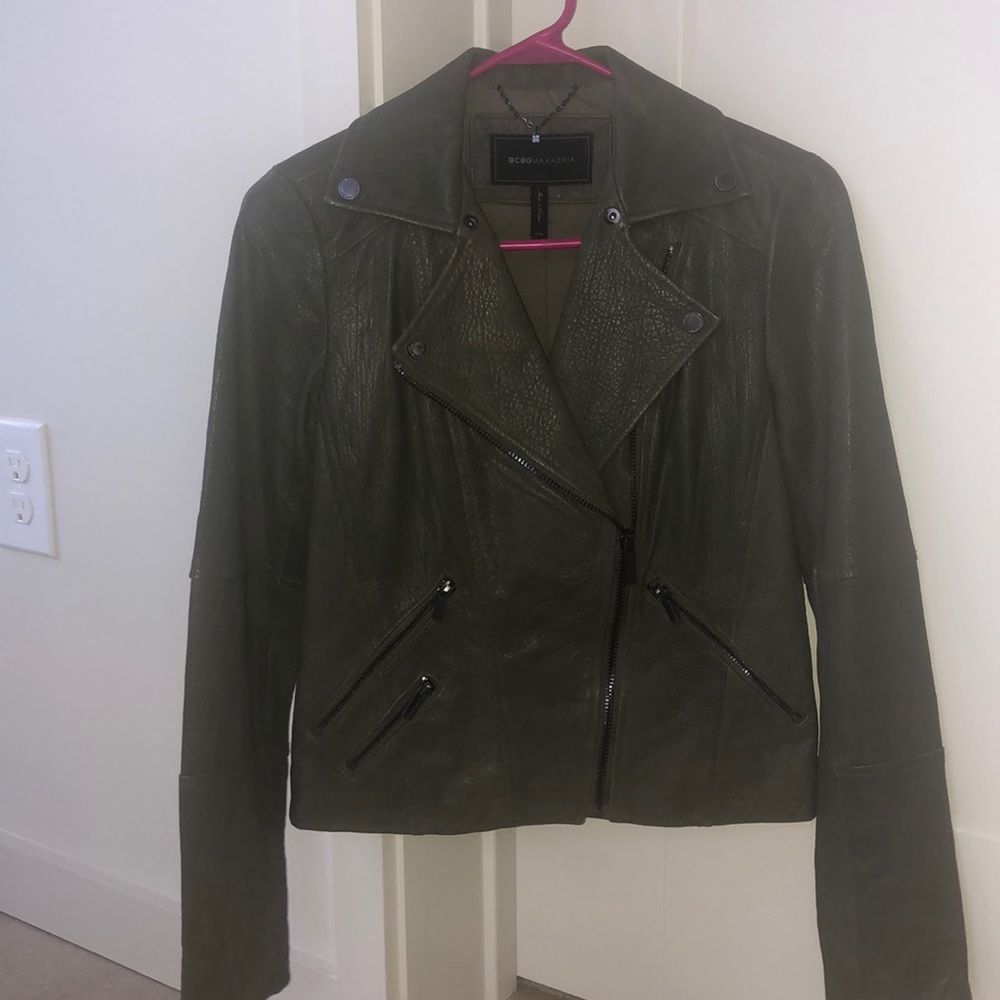 Bcbgmaxazaria Leather Jacket